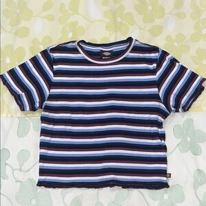 Dickies Striped Cropped Top